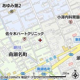 静岡県静岡市葵区南瀬名町25-28周辺の地図