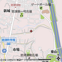 愛知県岡崎市岩津町市場117周辺の地図