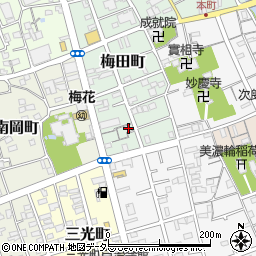 静岡県静岡市清水区梅田町9-24周辺の地図