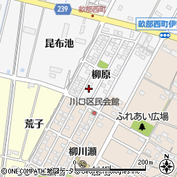 愛知県豊田市畝部西町柳原1-31周辺の地図