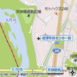 愛知県岡崎市岩津町川畔周辺の地図