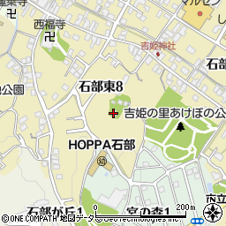 吉姫神社周辺の地図