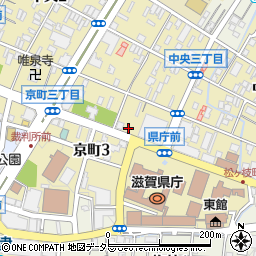 ＮＰＣ２４Ｈ滋賀県庁前パーキング周辺の地図
