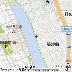 静岡県静岡市清水区築地町2周辺の地図