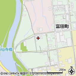 兵庫県西脇市富田町153-6周辺の地図