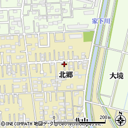 愛知県豊田市桝塚西町北郷周辺の地図