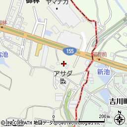愛知県東海市加木屋町御林12-75周辺の地図