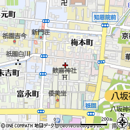 京都府京都市東山区橋本町415周辺の地図