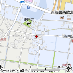 兵庫県西脇市寺内289周辺の地図