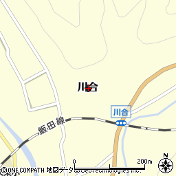 愛知県新城市川合周辺の地図