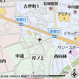 京都府亀岡市中矢田町岸ノ上28周辺の地図