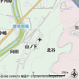 京都府亀岡市曽我部町重利山ノ下周辺の地図