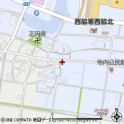 兵庫県西脇市寺内282周辺の地図