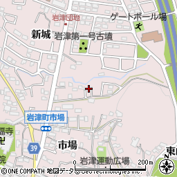 愛知県岡崎市岩津町市場111周辺の地図