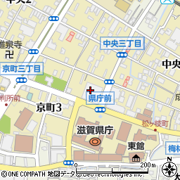 ＮＨＫ大津放送局周辺の地図