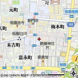 京都府京都市東山区橋本町401周辺の地図