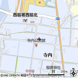 兵庫県西脇市寺内334周辺の地図