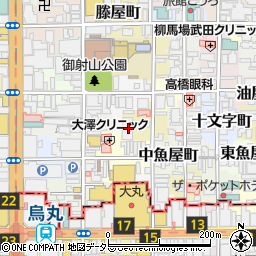 京都府京都市中京区貝屋町565周辺の地図