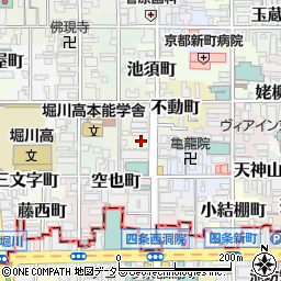 京都府京都市中京区古西町周辺の地図