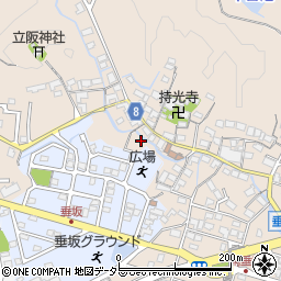 三重県四日市市垂坂町677周辺の地図