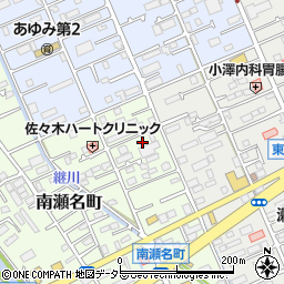 静岡県静岡市葵区南瀬名町25-22周辺の地図