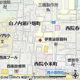 京都府京都市右京区山ノ内赤山町18-16周辺の地図