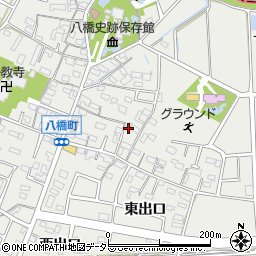 愛知県知立市八橋町井戸尻周辺の地図