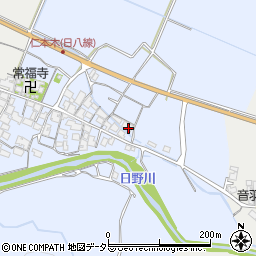 滋賀県蒲生郡日野町仁本木559周辺の地図