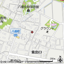 愛知県知立市八橋町（井戸尻）周辺の地図