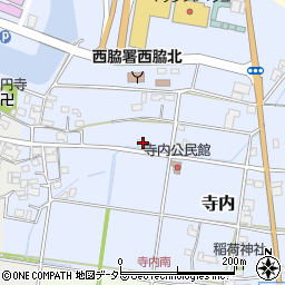兵庫県西脇市寺内310周辺の地図