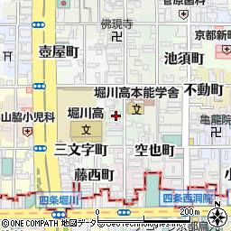 アベルティ堀川東管理事務室周辺の地図