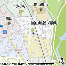 京都府京都市西京区嵐山風呂ノ橋町2-60周辺の地図