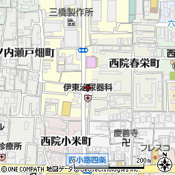 京都府京都市右京区山ノ内赤山町1-23周辺の地図