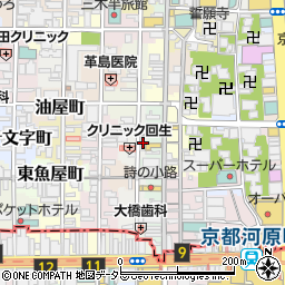 BEER PUB ICHI-YA 京都河原町店周辺の地図