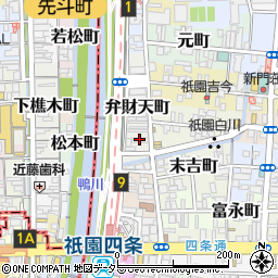 祇園一番館周辺の地図