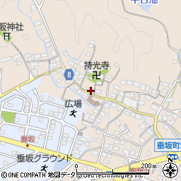 三重県四日市市垂坂町596周辺の地図
