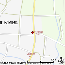兵庫県丹波篠山市今田町下小野原269周辺の地図