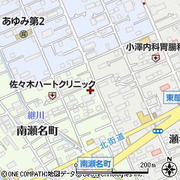 静岡県静岡市葵区南瀬名町25-26周辺の地図