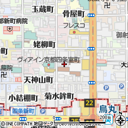 京都府京都市中京区山伏山町550周辺の地図