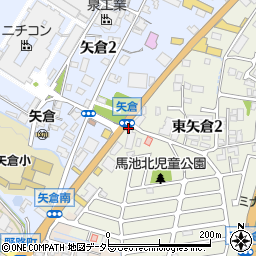 矢倉2丁目周辺の地図