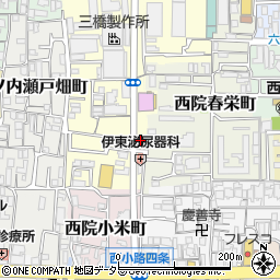 京都府京都市右京区山ノ内赤山町1-16周辺の地図