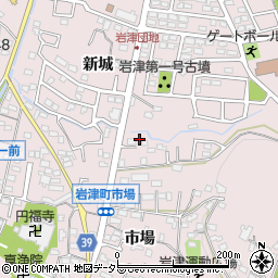 愛知県岡崎市岩津町市場107周辺の地図