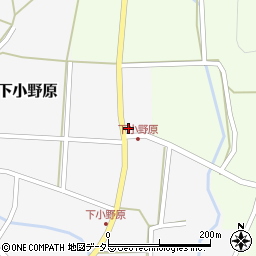 兵庫県丹波篠山市今田町下小野原354周辺の地図