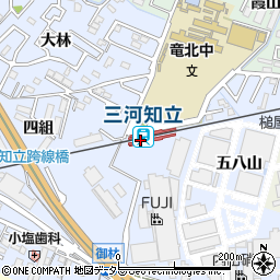 三河知立駅周辺の地図