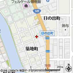 静岡県静岡市清水区築地町11-12周辺の地図