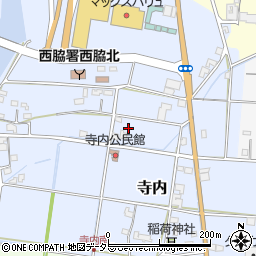 兵庫県西脇市寺内335周辺の地図