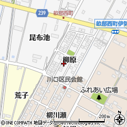 愛知県豊田市畝部西町柳原1-33周辺の地図