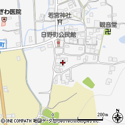 兵庫県西脇市日野町253周辺の地図