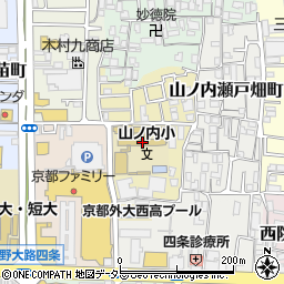京都市立山ノ内小学校周辺の地図