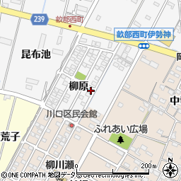 愛知県豊田市畝部西町柳原1-88周辺の地図